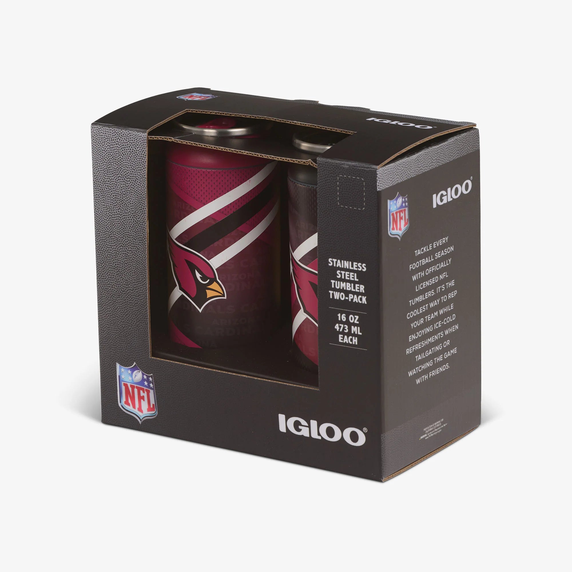 Igloo Coolers Arizona Cardinals Home & Away 16 Oz Can 2-Pack - Image 5