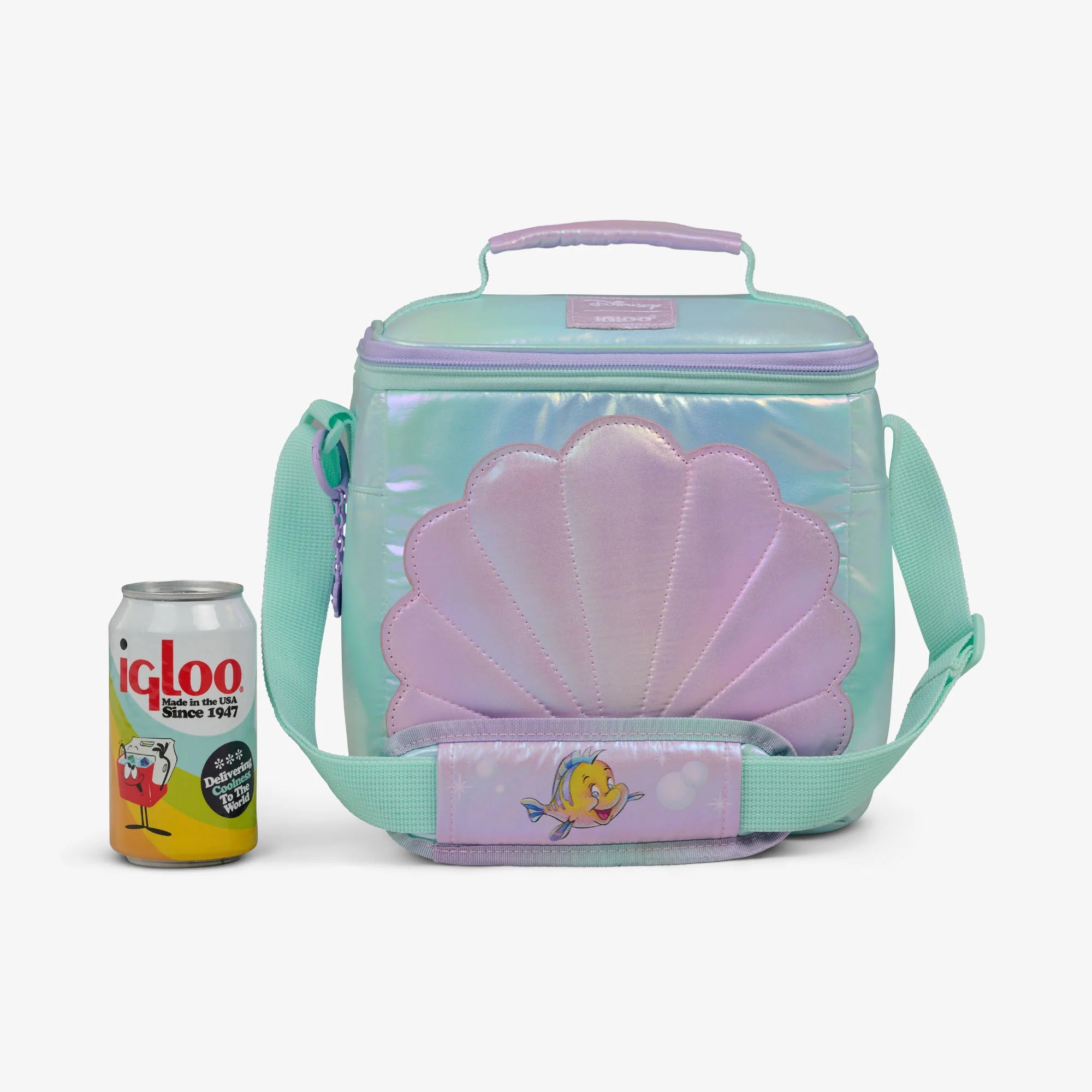 Igloo Outdoor Disney The Little Mermaid Seashell Square Lunch Cooler Bag - Image 7