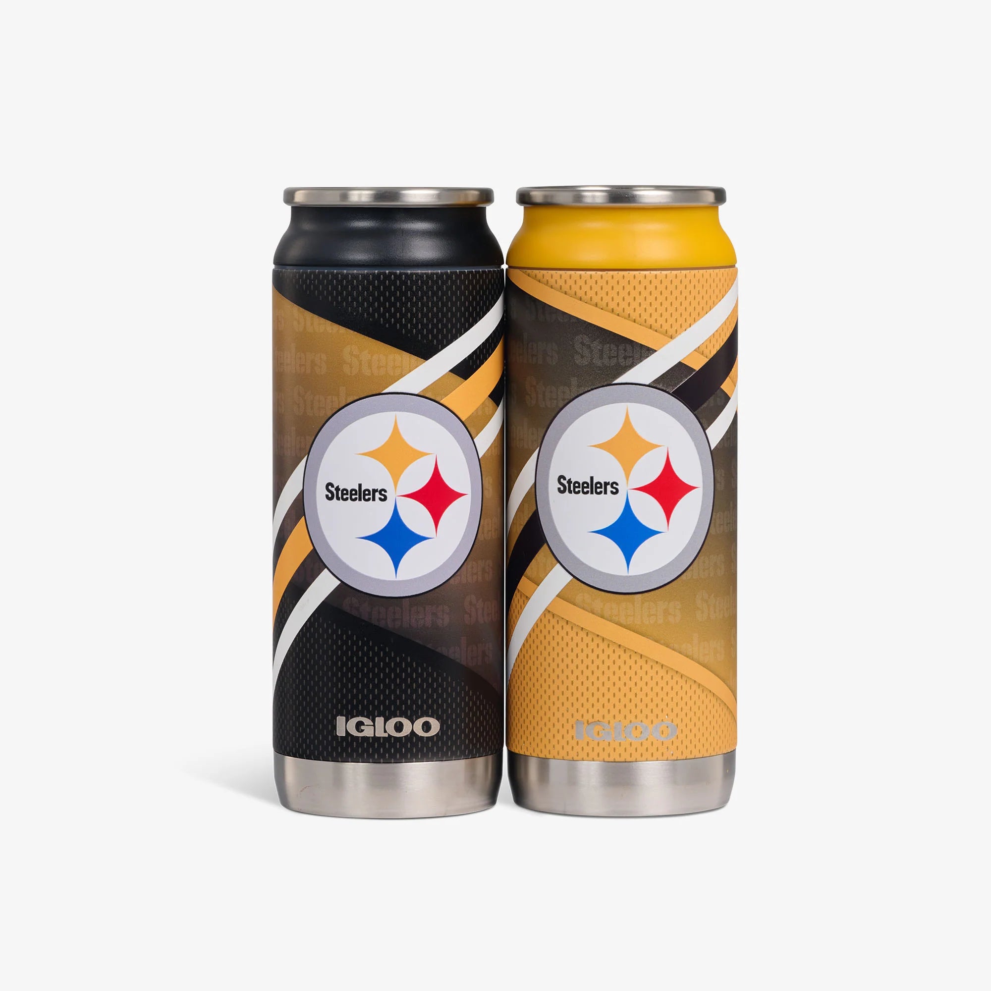 Igloo Coolers Pittsburgh Steelers Home & Away 16 Oz Can 2-Pack