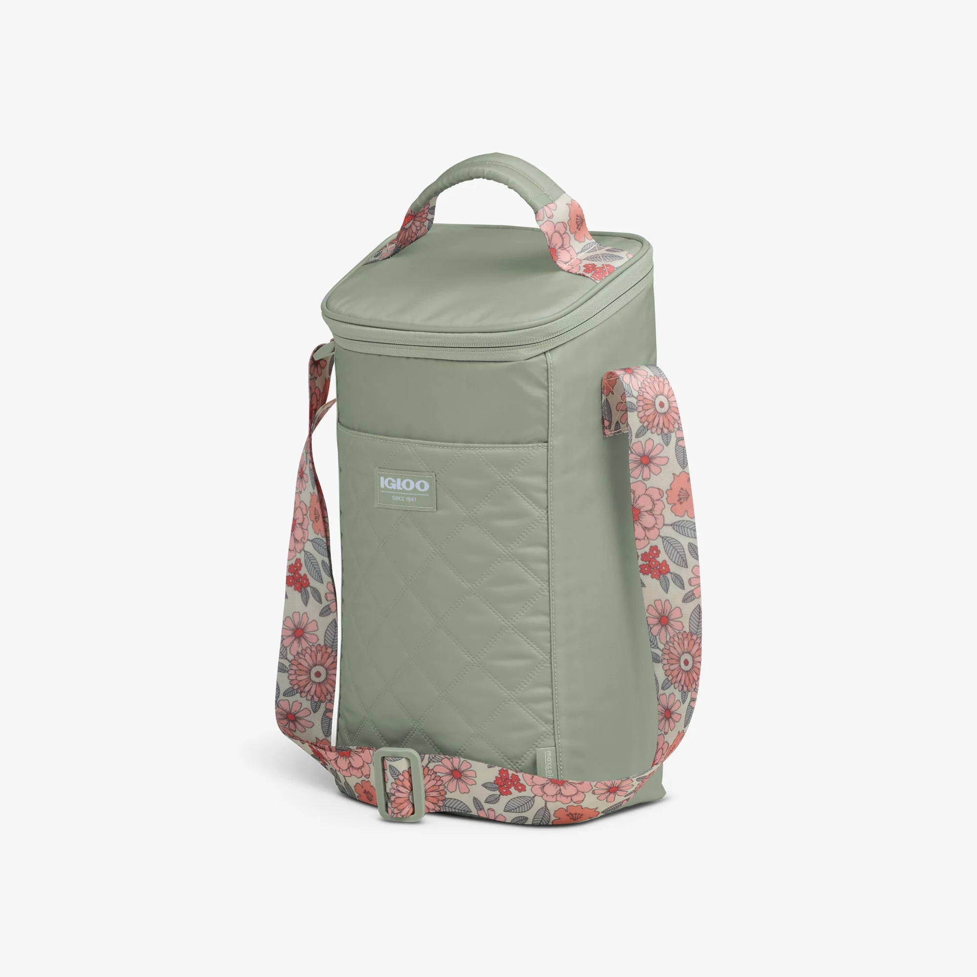 Igloo Outdoor Floral MaxCold DUO Vertical CrossbodyCooler Bag - Image 2