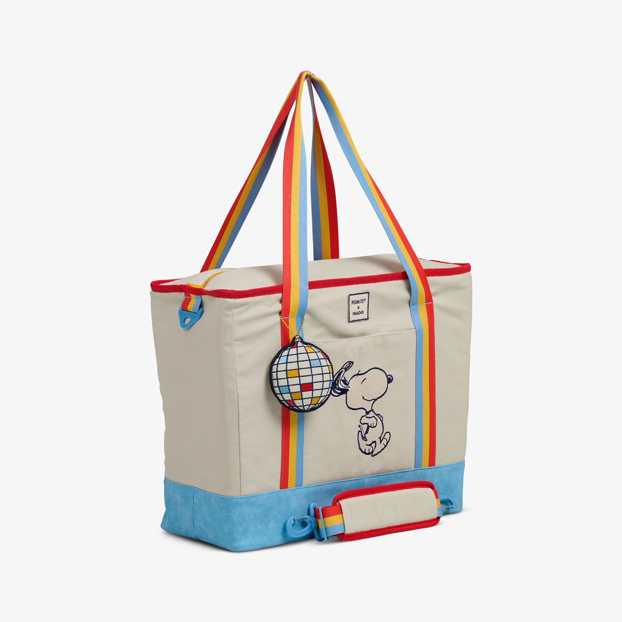 Igloo Outdoor Snoopy Disco Party Dual Compartment Tote Cooler Bag - Image 4