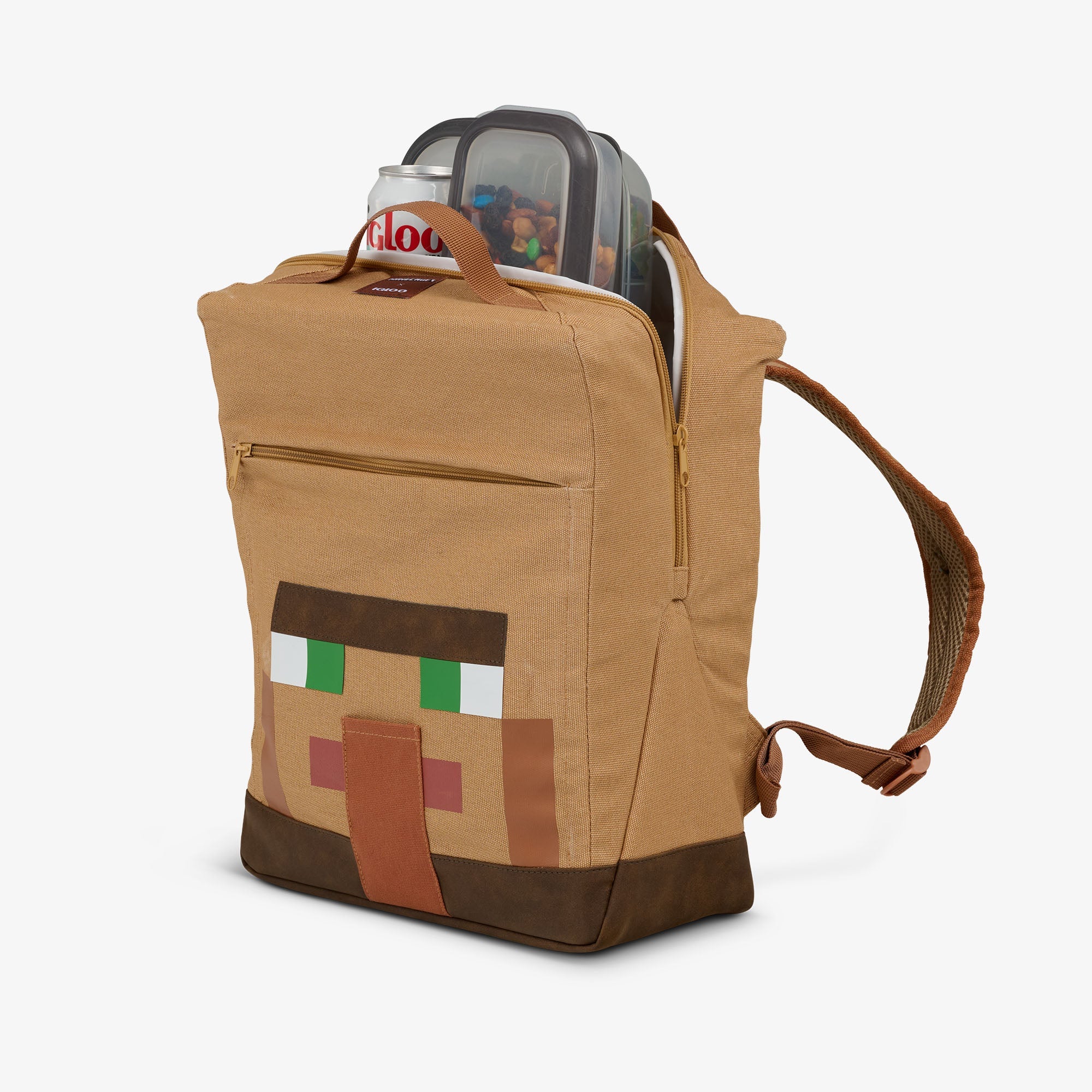 Igloo Outdoor Minecraft Villager Backpack Cooler 20Can Capacity - Image 3