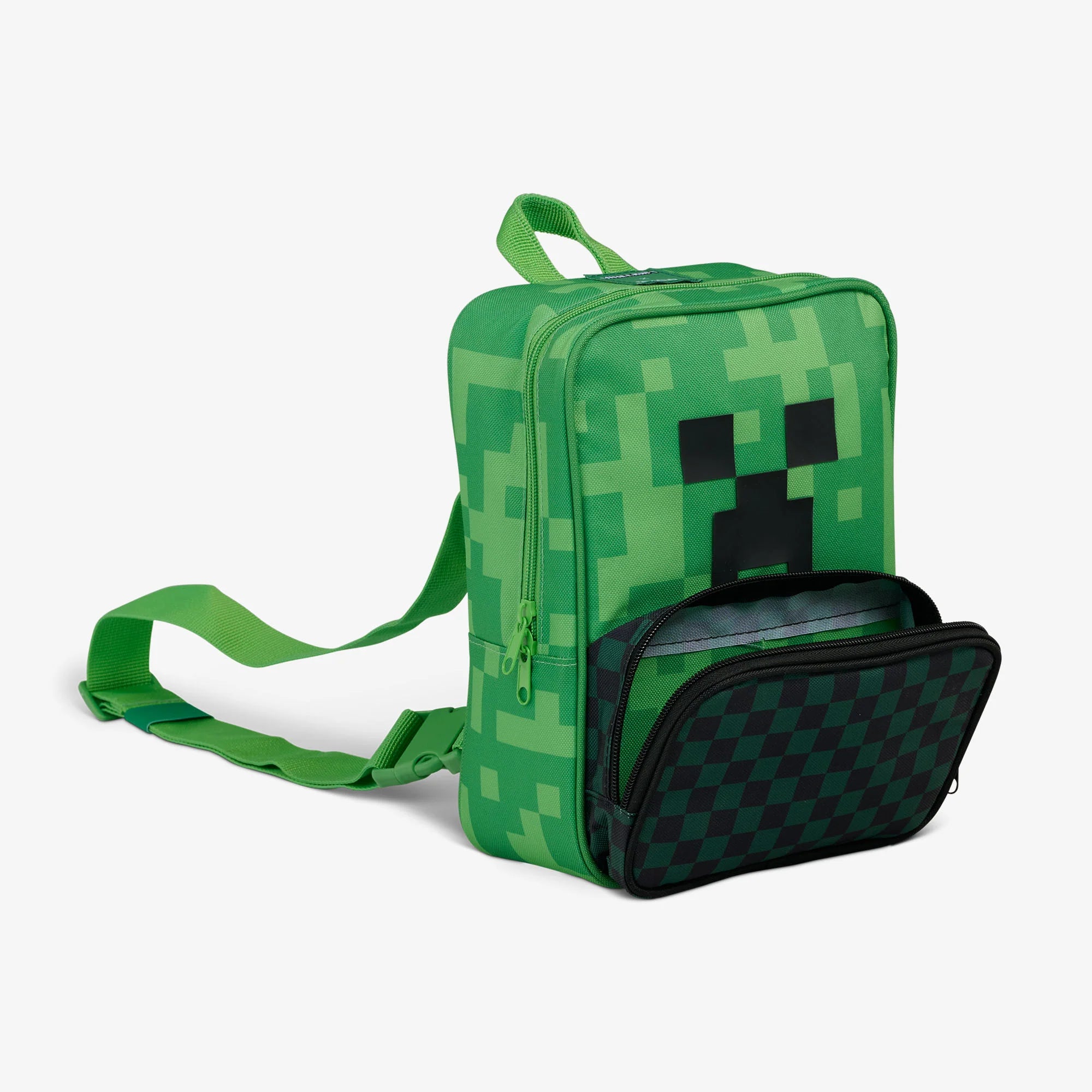 Igloo Outdoor Minecraft Creeper 8-Can Crossbody Cooler - Image 4