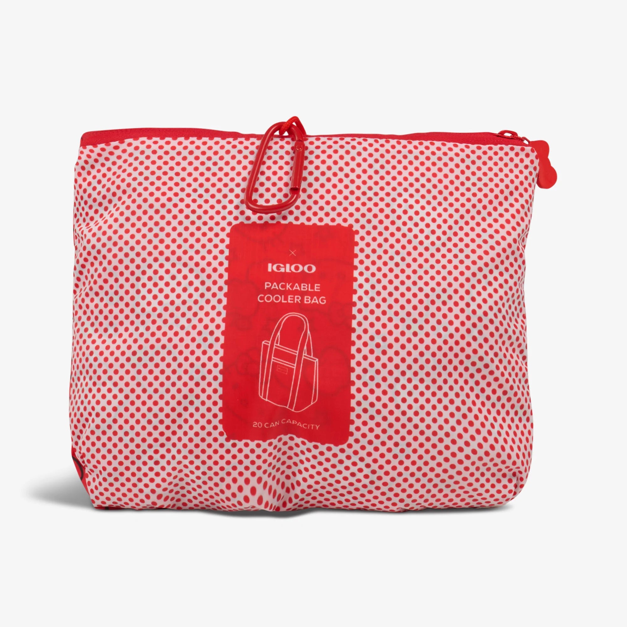 Igloo Outdoor Hello Kitty Red Apples Packable Puffer 20-Can Cooler Bag - Image 3