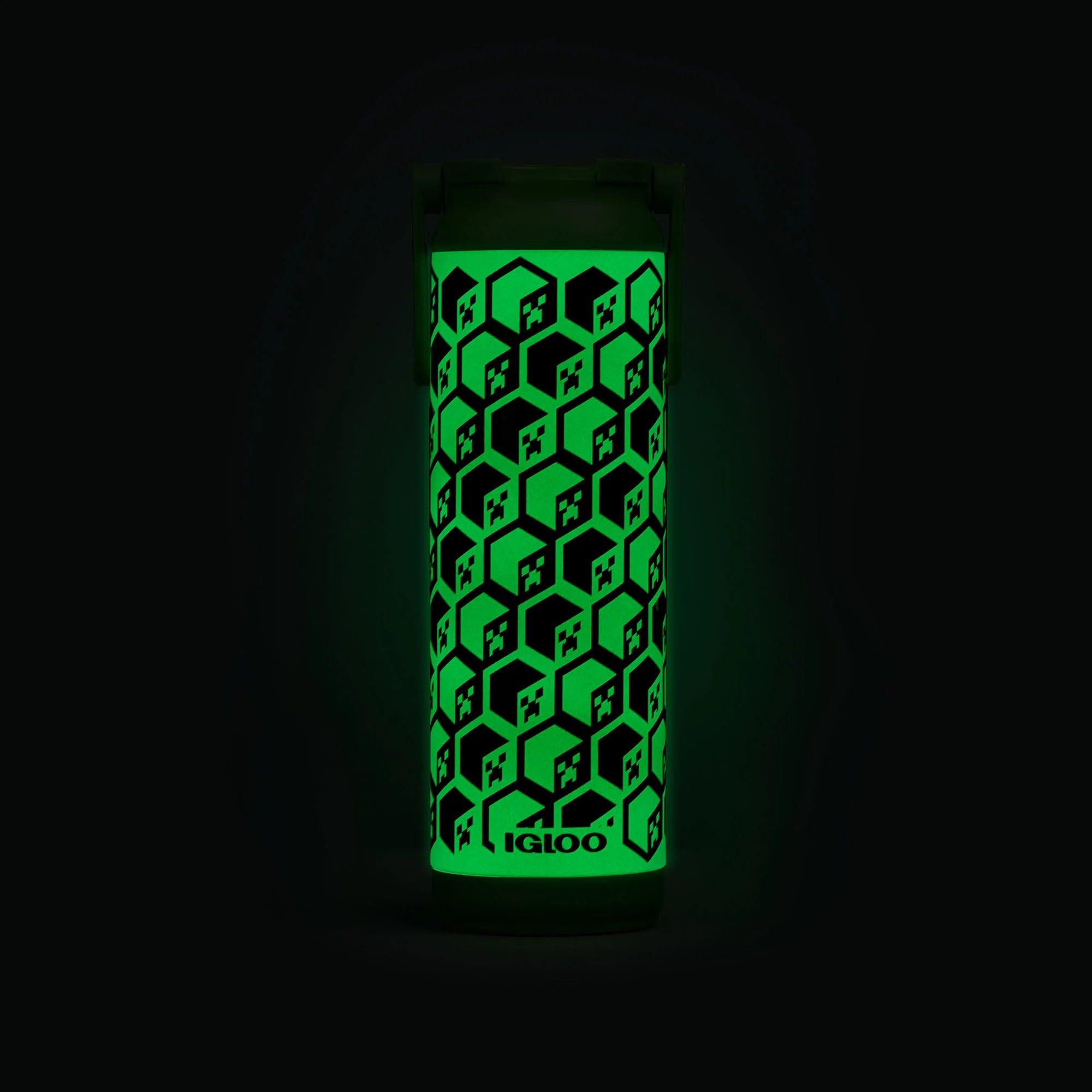 Igloo Outdoor Minecraft Creeper Glow in the Dark 20 Oz Bottle - Image 7