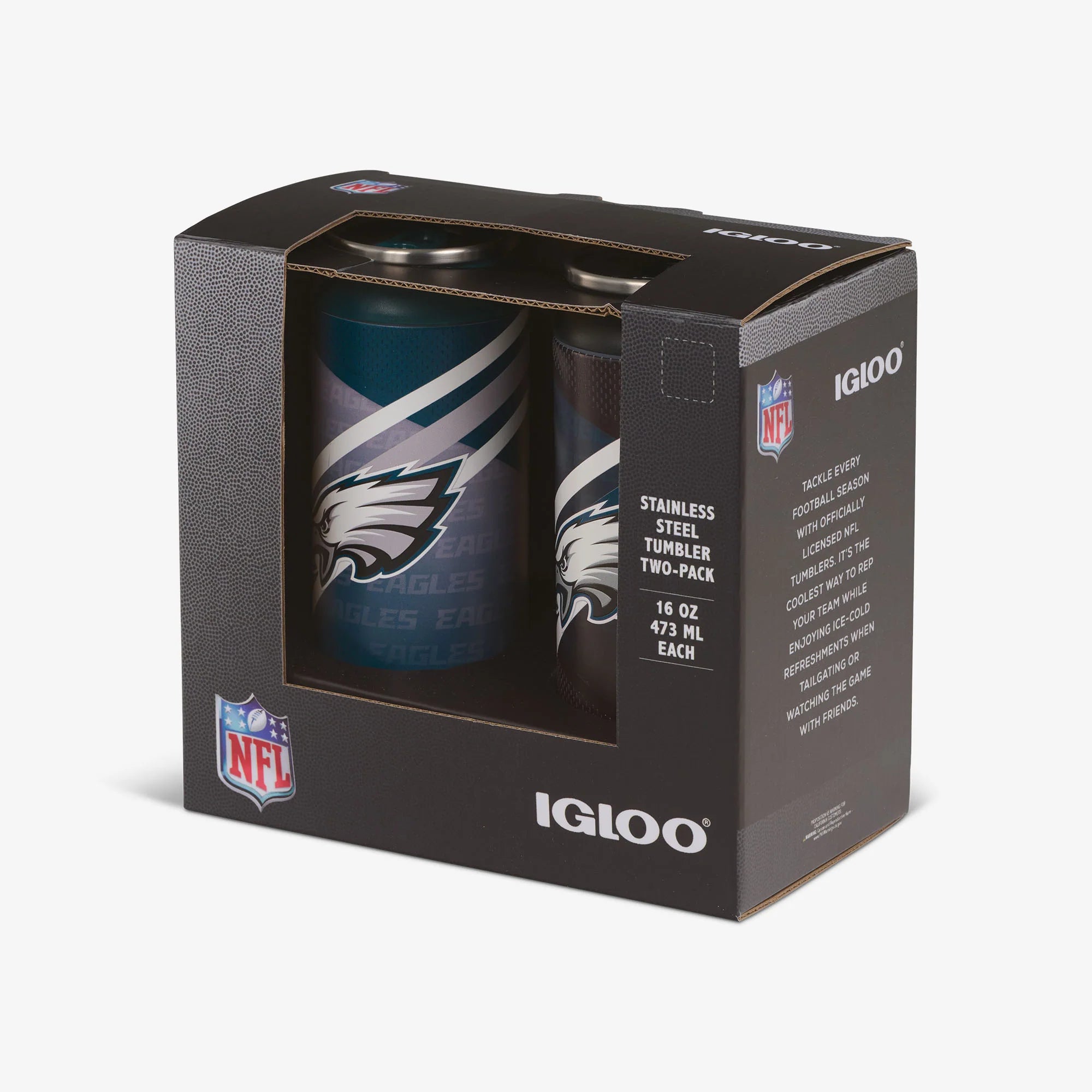 Igloo Outdoor Philadelphia Eagles Home & Away 16 Oz Can 2-Pack - Image 5