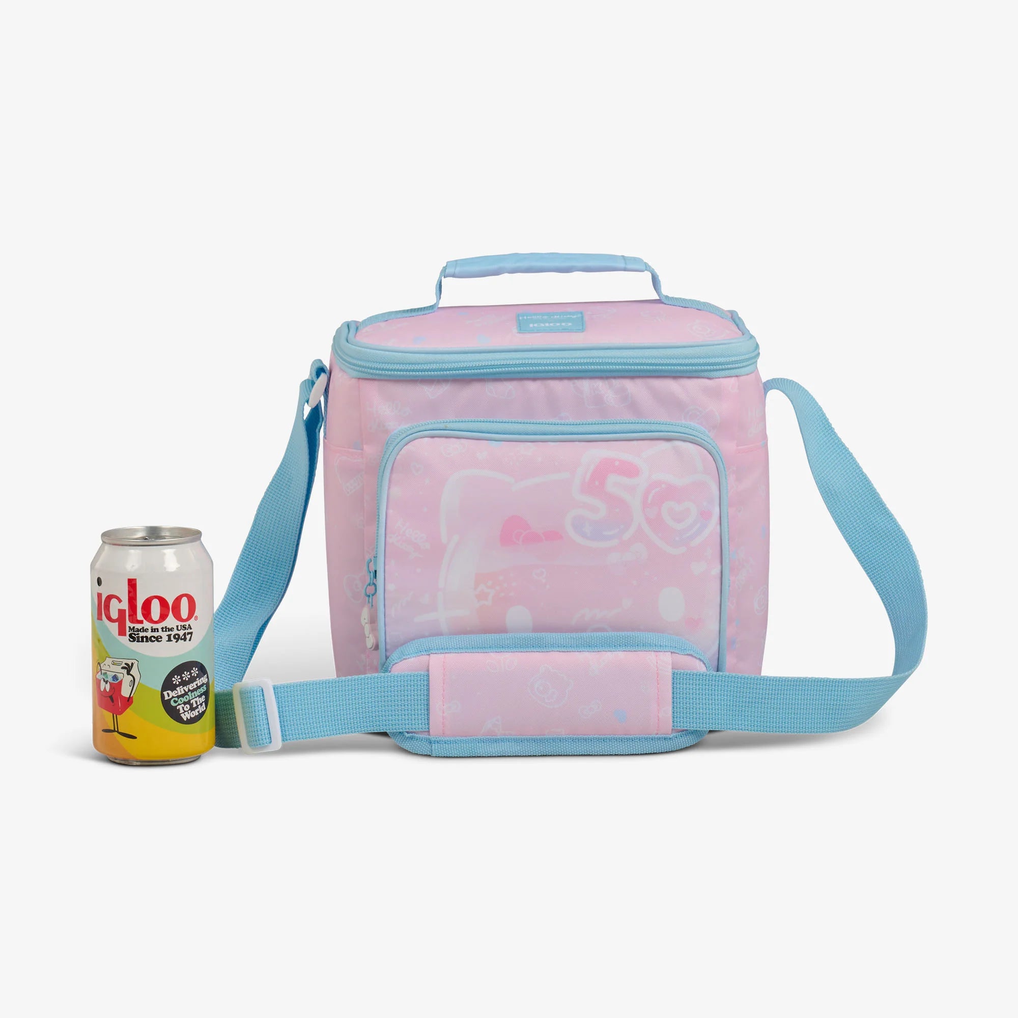 Igloo Outdoor Hello Kitty 50th Anniversary Square Lunch Cooler Bag - Image 7