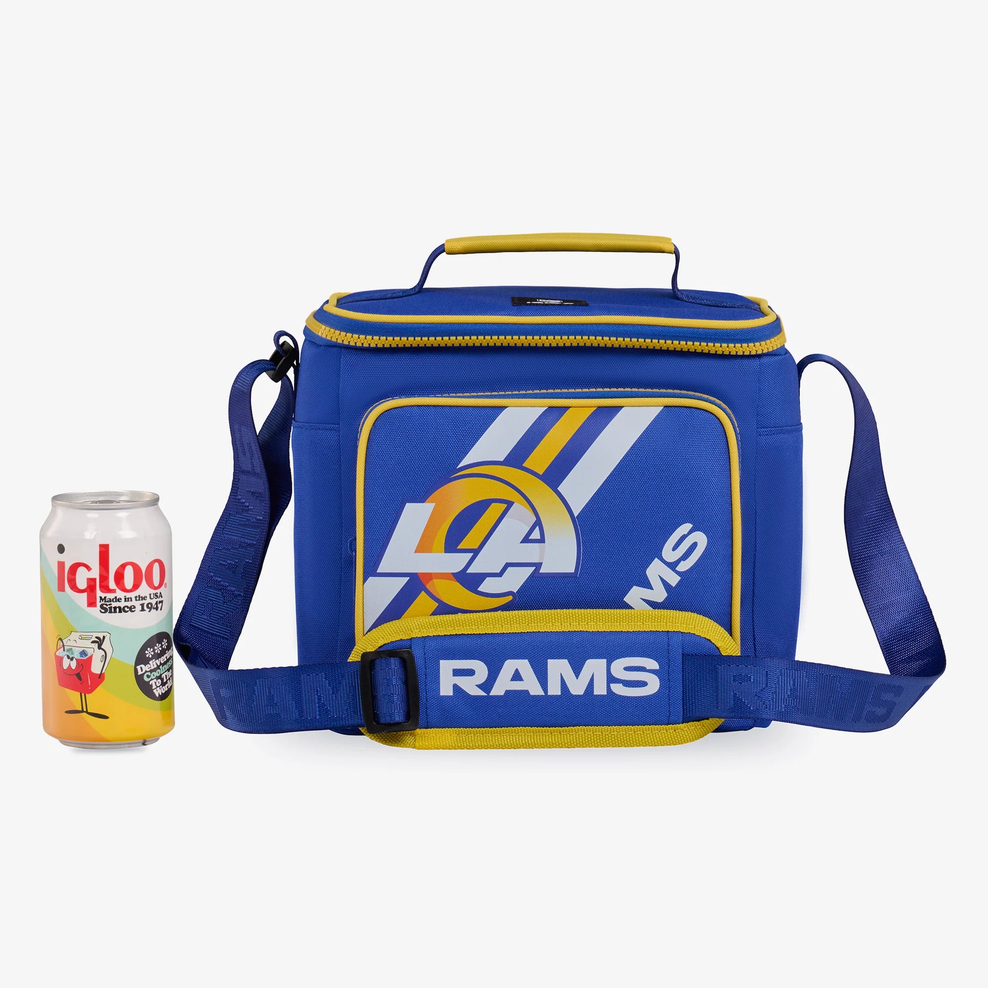 Igloo Outdoor Los Angeles Rams Square Lunch Cooler Bag - Image 5