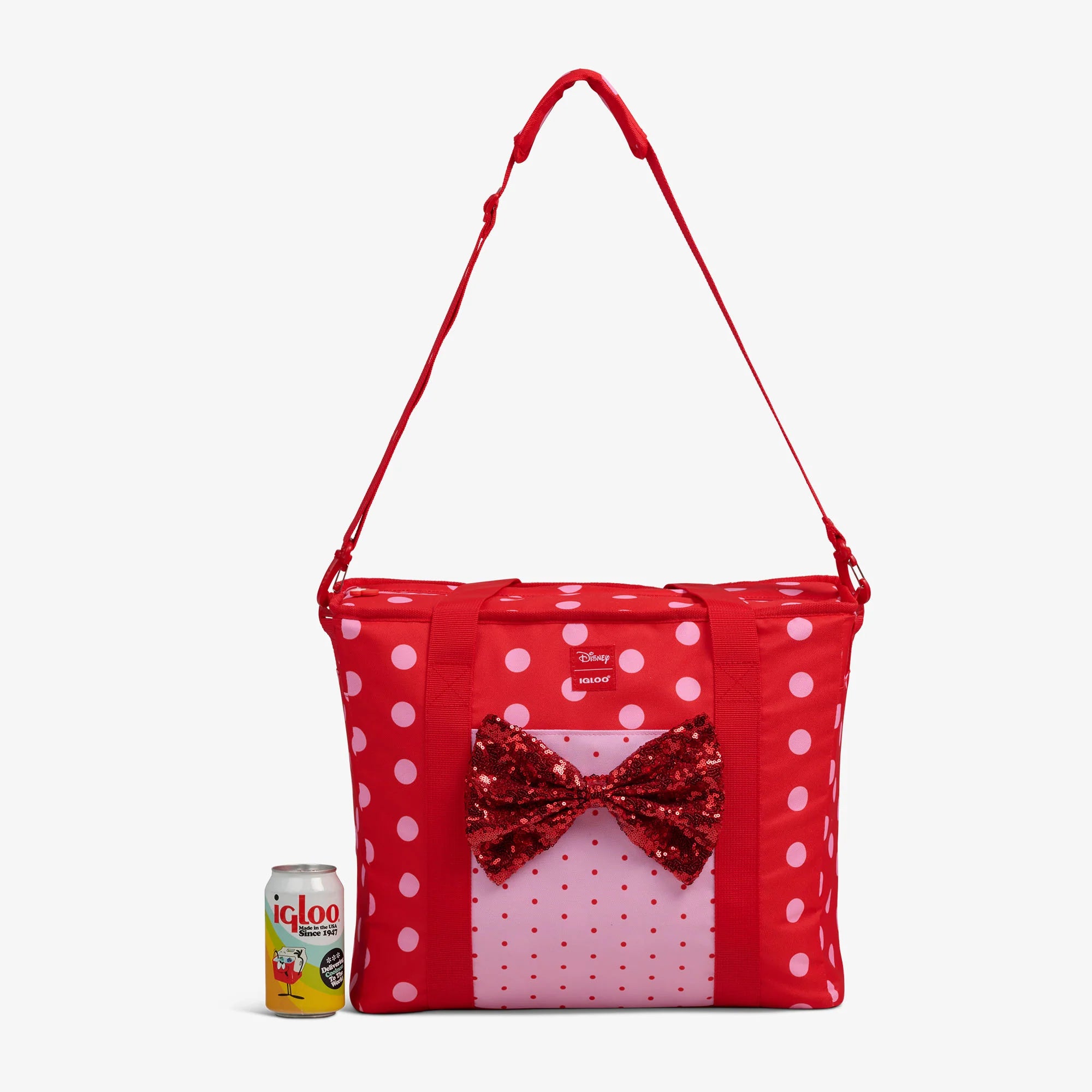 Igloo Coolers Disney Minnie Mouse Polka Dots Dual Compartment Tote Cooler Bag - Image 7