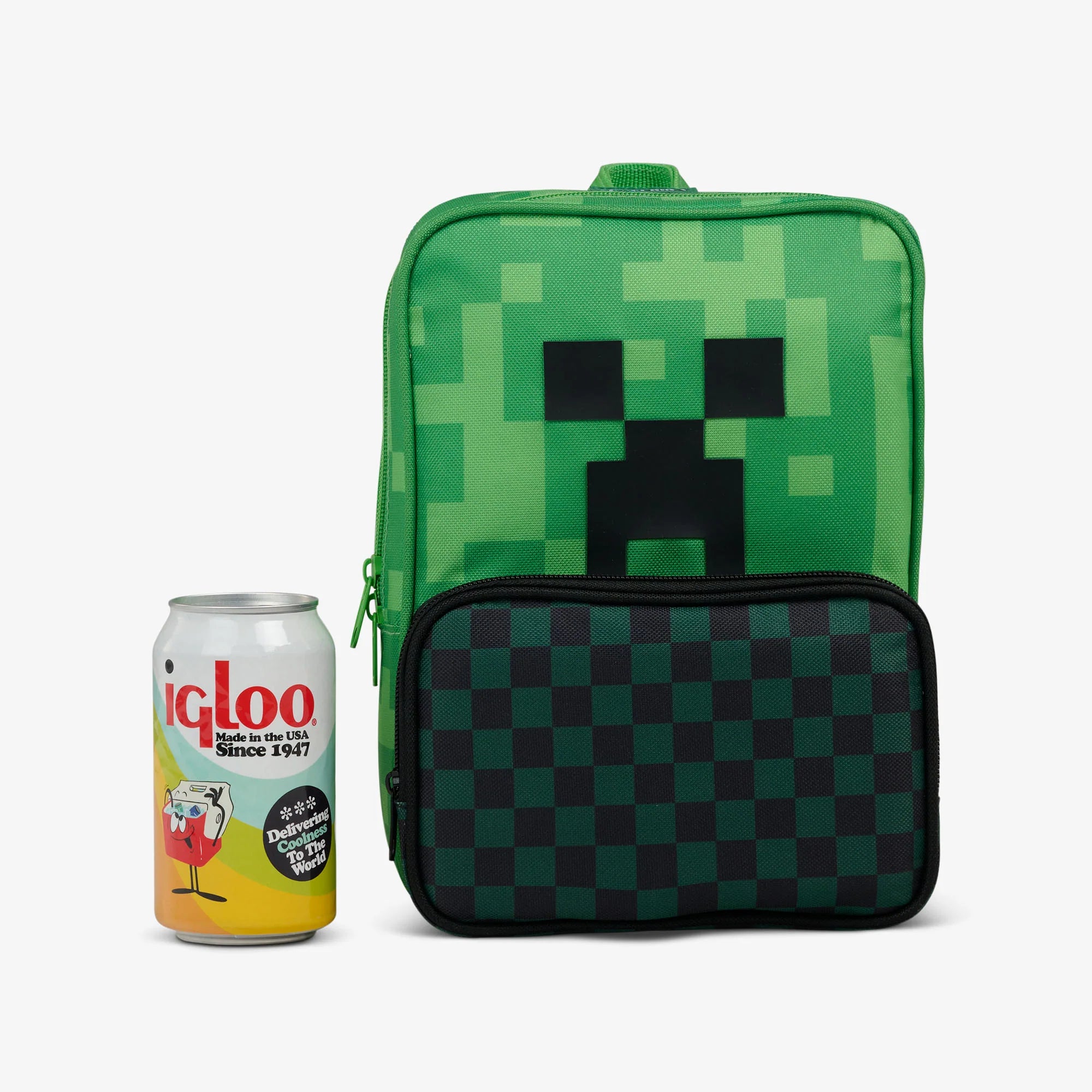 Igloo Outdoor Minecraft Creeper 8-Can Crossbody Cooler - Image 5