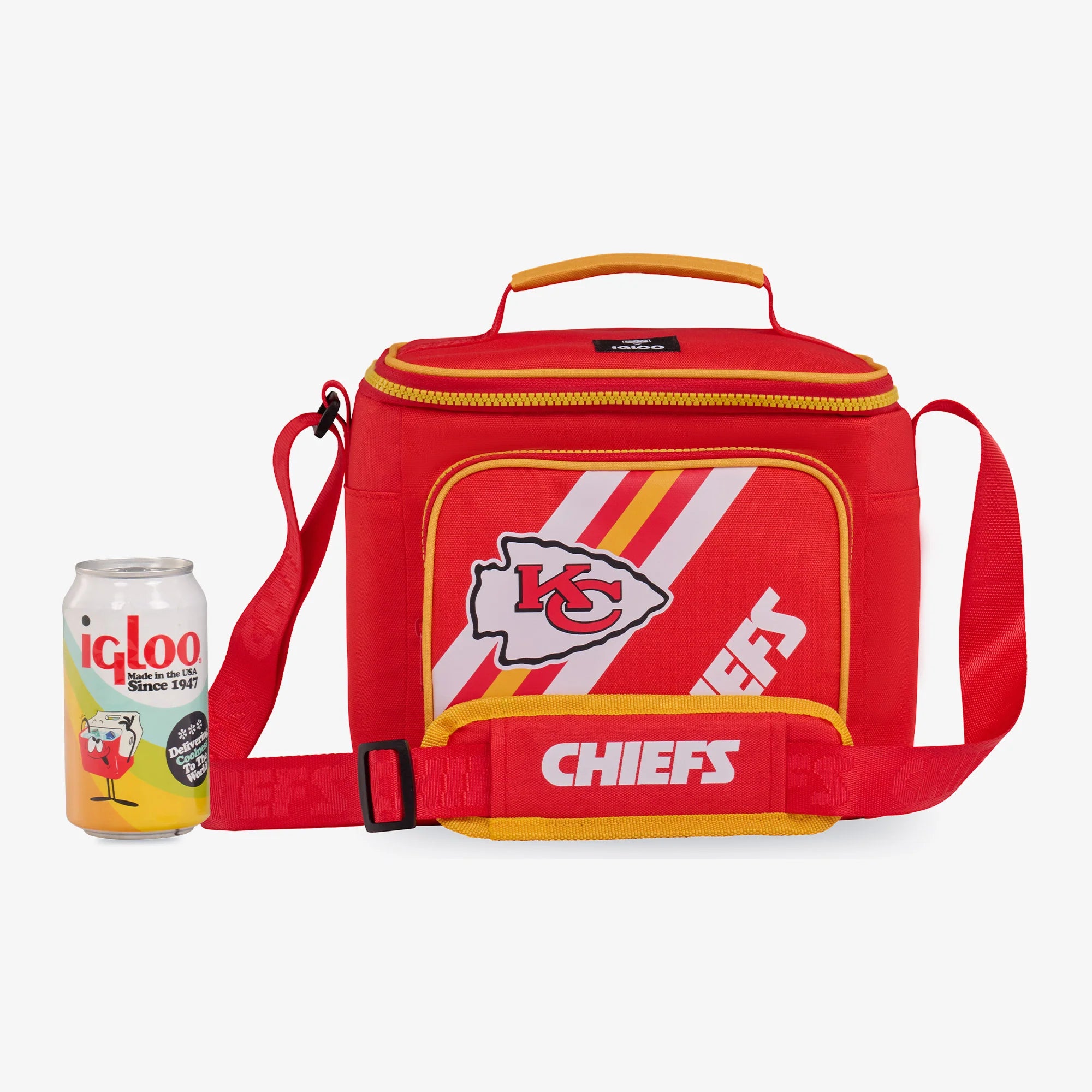 Igloo Outdoor Kansas City Chiefs Square Lunch Cooler Bag - Image 5