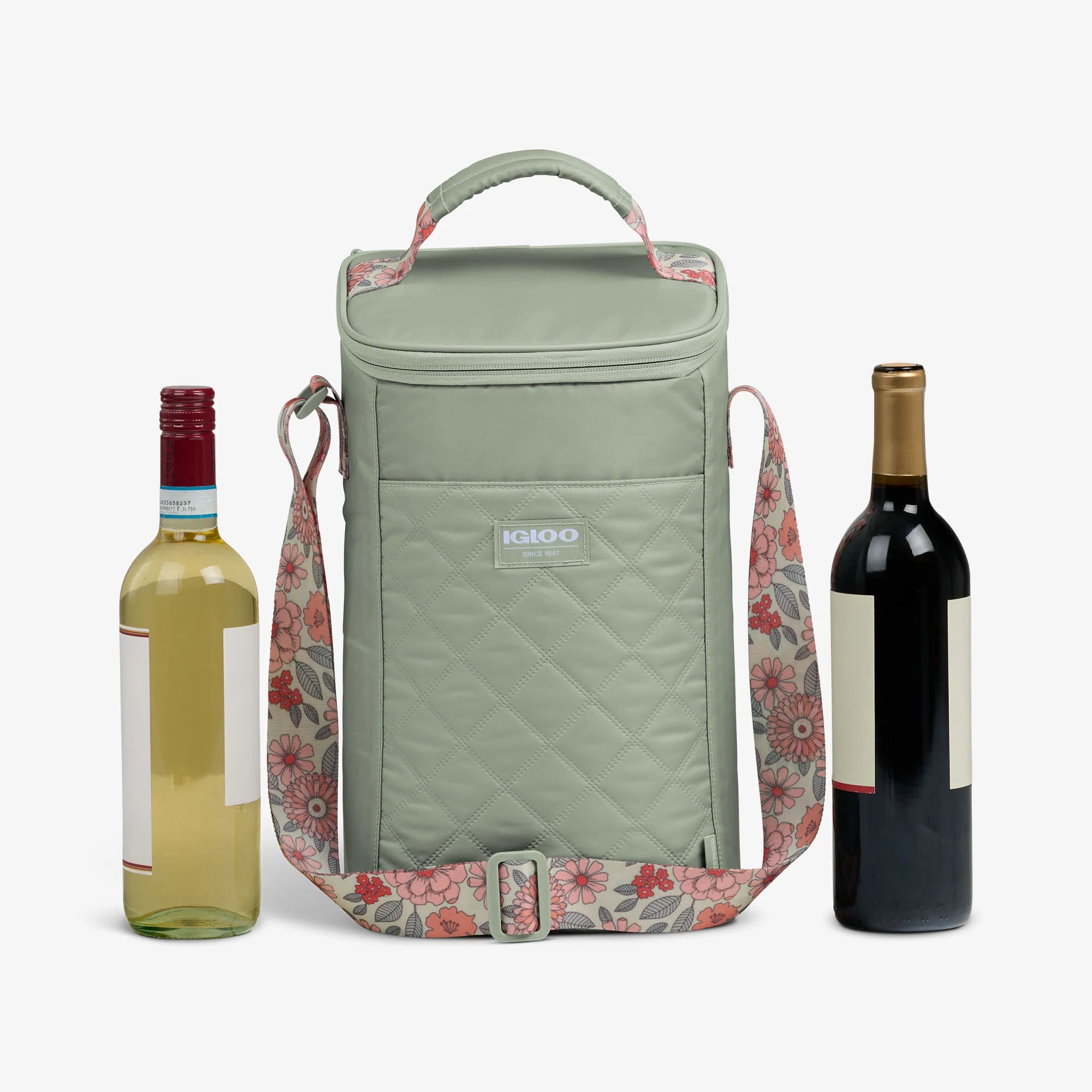 Igloo Outdoor Floral MaxCold DUO Vertical CrossbodyCooler Bag - Image 6