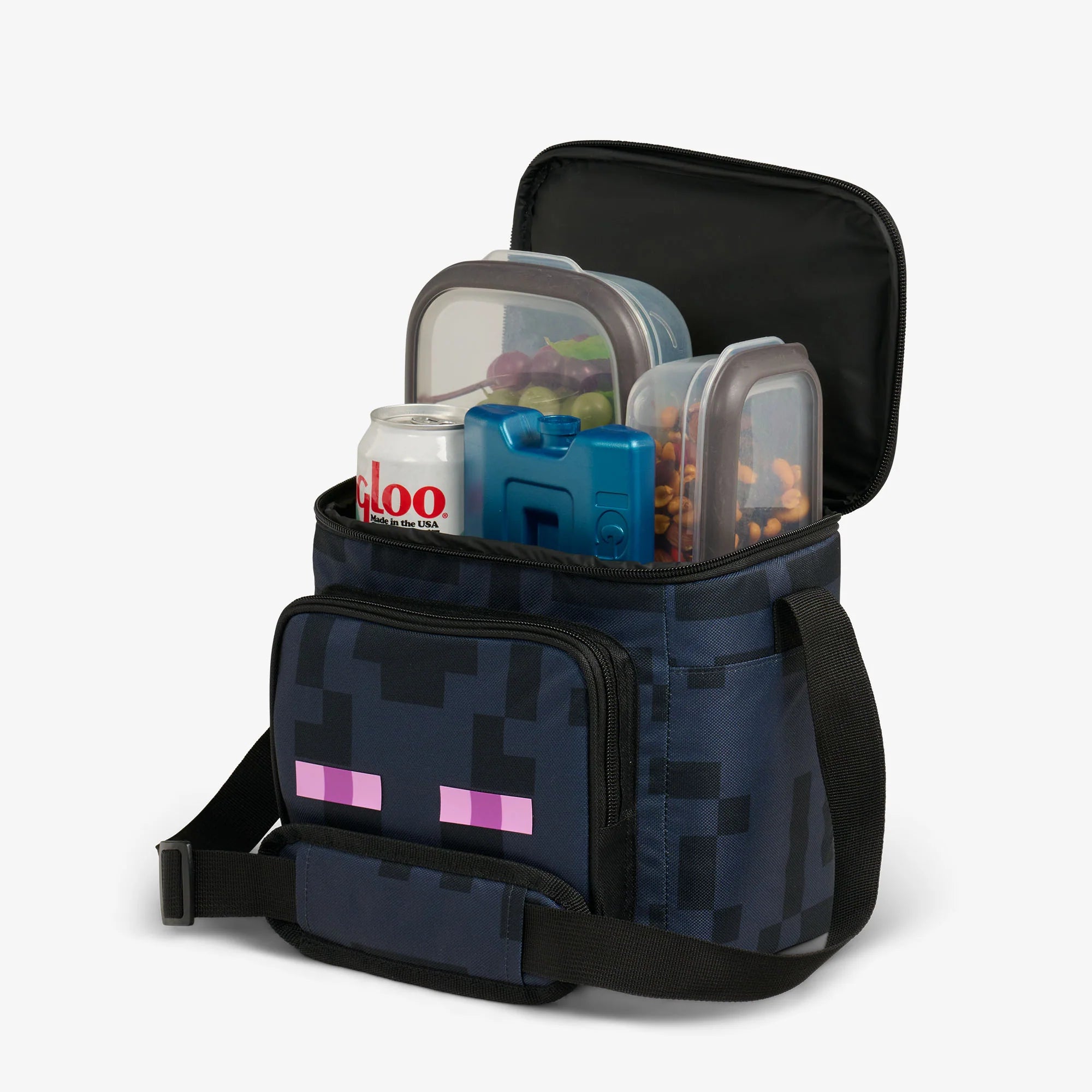 Igloo Coolers Minecraft Enderman Square Lunch Cooler Bag - Image 4